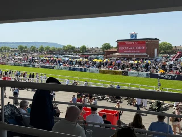 Redcar Racing hosted key race meetings and fixtures in May 2026, highlighted by the traditional Bank Holiday Zetland Gold Cup Family Day - May 2026